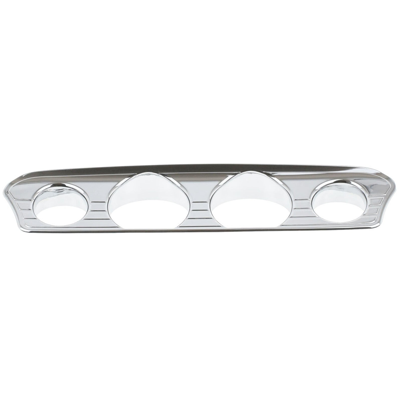 Chrome Tri-Line Gauge Trim Covers Fit For Touring Electra Street Glide 2014-2023