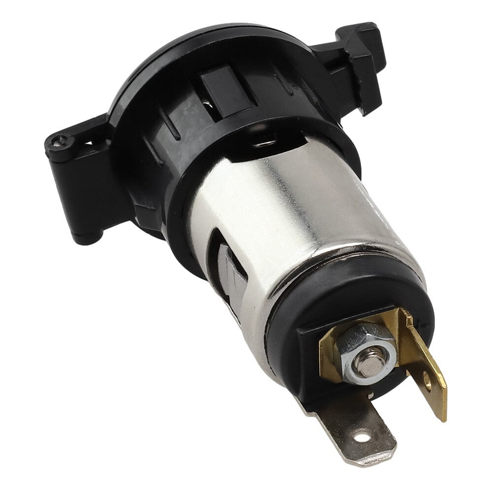 Car Power Plug with Waterproof Cover 10A Suitable for GPS Mobile Phones Mp3