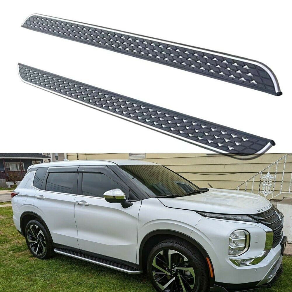 2for Mitsubishi Outlander 2022 2023 Car Side Step Pedal Running Board Nerf Bar