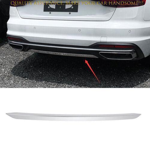 for Audi A4 S4 2020-2024 Silver Titanium Rear Bumper Lower Protector Strip Guard