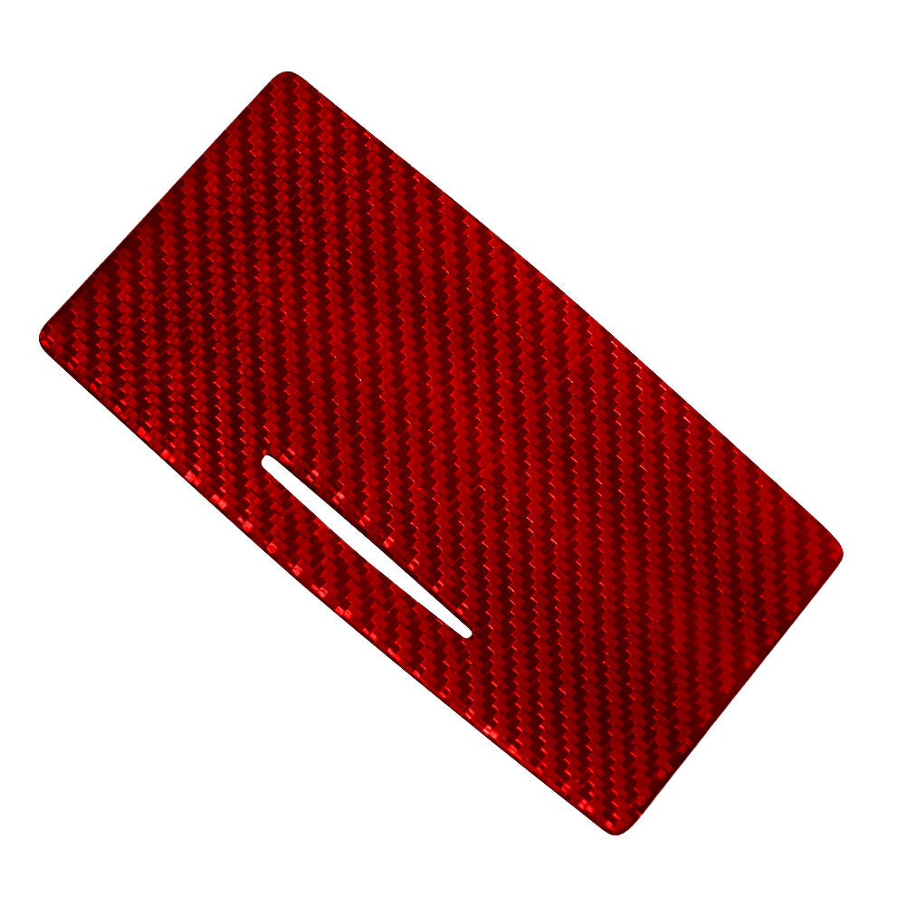 Red Carbon Fiber Roof Reading lights Panel Cover Trim For 2015-2021 for Toyota Hilux