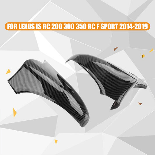 for Lexus IS RC 200 300 350 RC F SPORT 2014-2019 Carbon Fiber Mirror Cap Cover