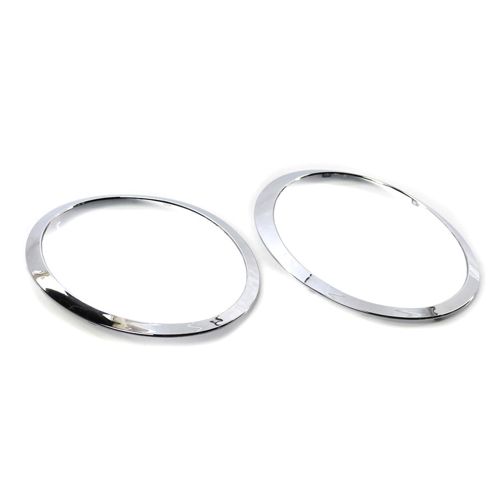 2x Chrome Headlight Trim Ring Fit for BMW for MINI R55 R56 R57 R58 R59