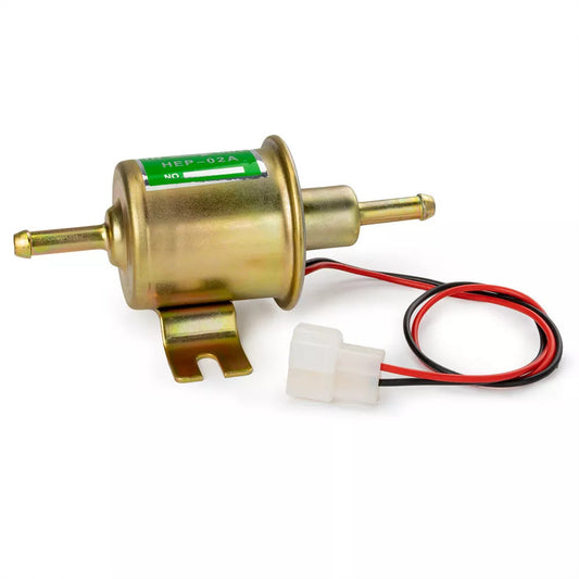 12V Universal Electric Fuel Pump 4-7PSI Inline Low Pressure Gas Diesel HEP-02A