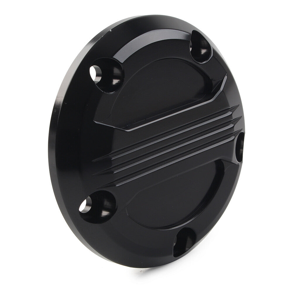 for Harley Twin Cam 99-17 Touring Electra Glide 5 Holes Timing Point Cover Black