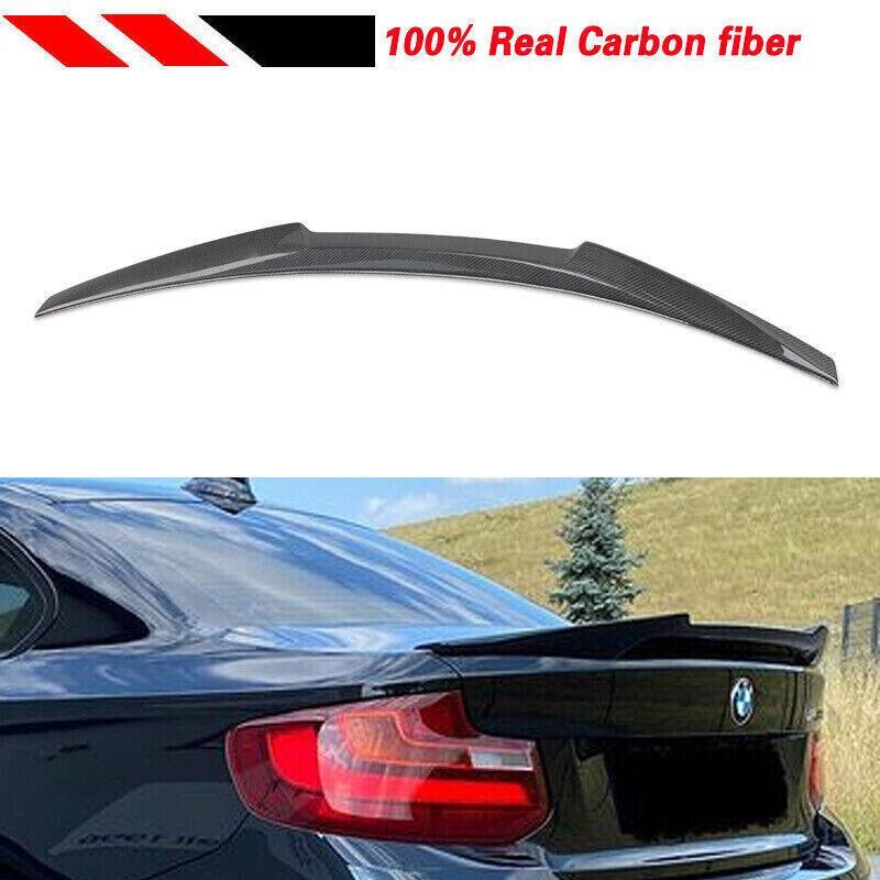 Carbon fiber rear lip spoiler kit for BMW 2 F22 F87 M2 Coupe
