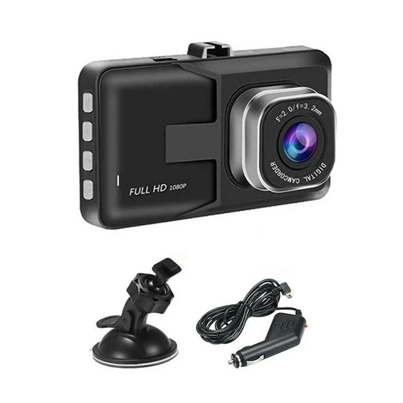 3in Car Driving Recorder Full HD 1080P Dashcam Auto DVR Camera Traffic Recorder
