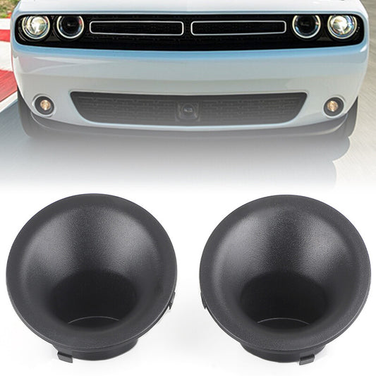 2x Fog Light Front Bumper Lamp Cover Bezel Frame for 2015-2022 for Dodge for Challenger