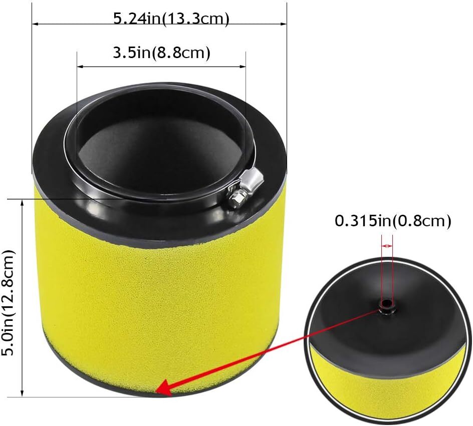 Air Filter for Honda TRX400EX Sportrax 1999-2008 / TRX400X 2X4 2009 2012-2014