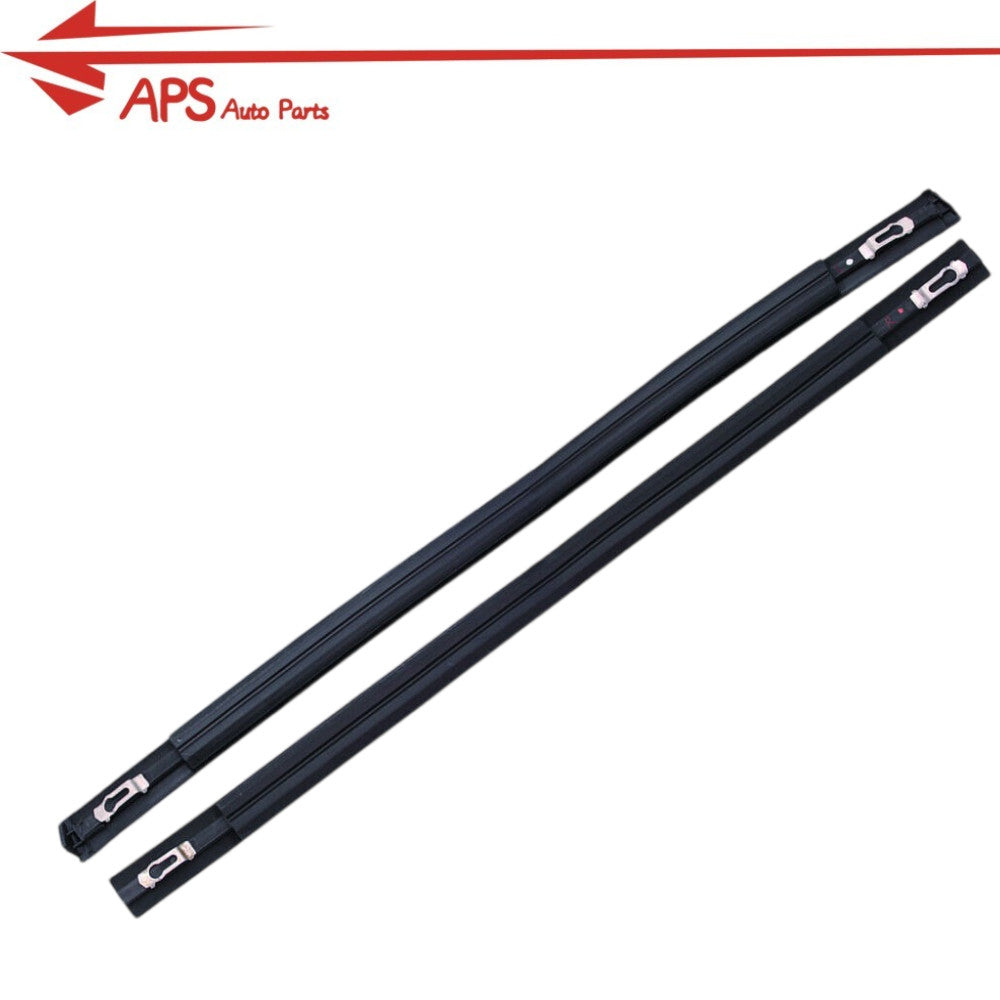 A pair of new black roof trim molding kits suitable for 2016-2021 for Honda HRV