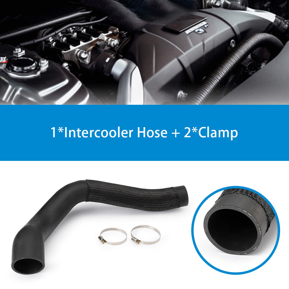 One pack of new black for Mitsubishi Pajero 2005-2014 3.2L diesel fuel hose, model number 1505A200