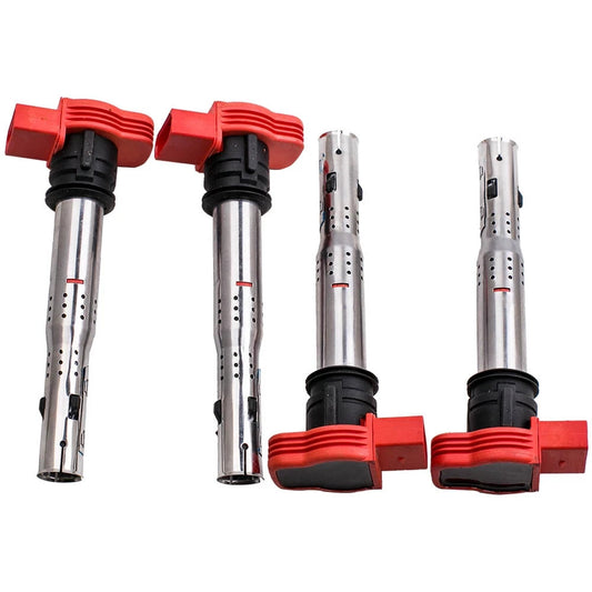 4X Ignition Coil Pack for Audi TT for A4 for A5 R8 for VW for Golf for Jetta GTI 2.0L 2.0T UF529