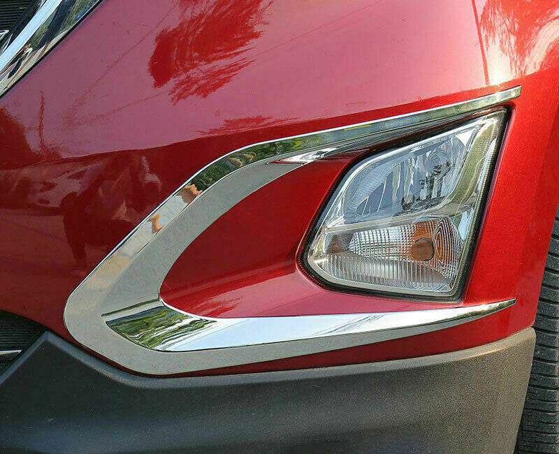 for Chevrolet Equinox 2018-2021 Chrome Front bumper Fog Light Lamp Cover Trim 2x