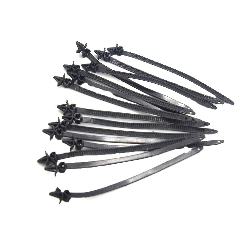 40Pcs for Mazda for Honda Ties Releasable Nylon Cable Strap Push Mount Wire 7mm Hole