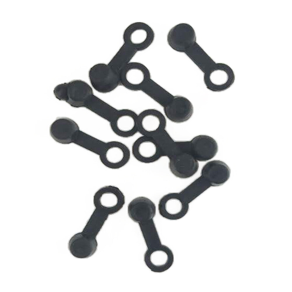 100x Motorcycle Brake Bleeder Screw Cap Lube Grease Nipple Oil Drain Tip Cover