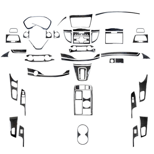 57Pcs Carbon Fiber Interior Full Set Cover Trim Kit for Honda CRV CR-V 2015-2016