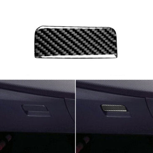 Carbon Fiber for Co -pilot Storage Box Panel Cover Trim for Mitsubishi Lancer 2008-15