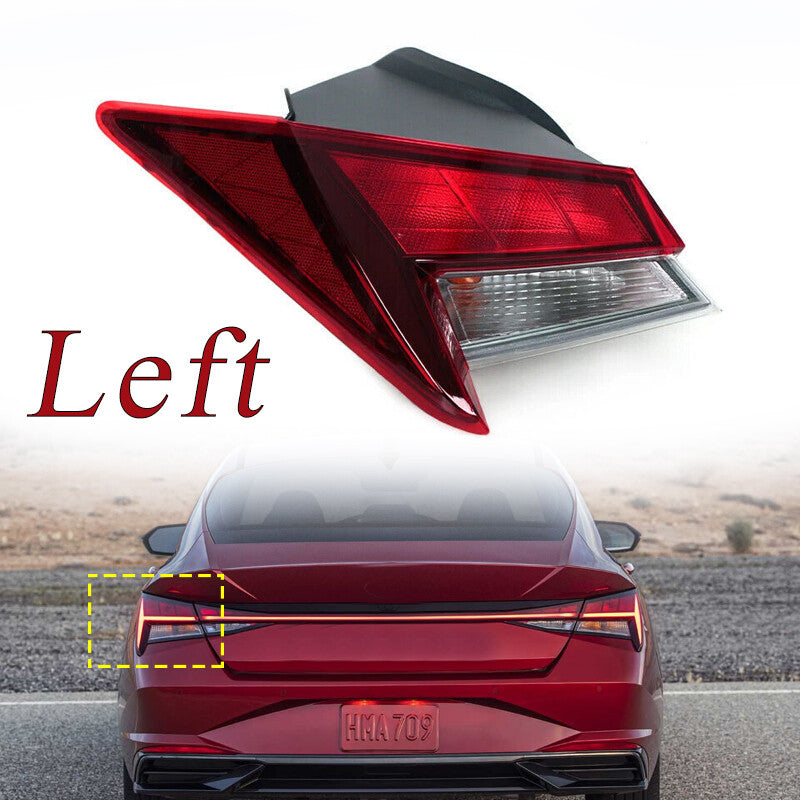 Rear taillight Brack, halogen bulb 92402AA020, left side suitable for Hyundai for Elantra 2021 and 2022.