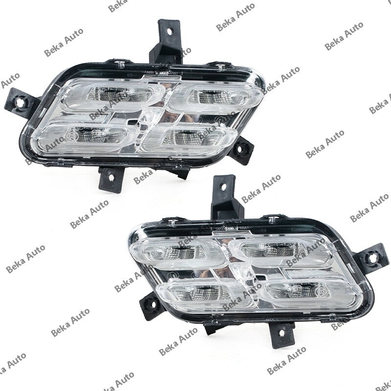 A pair of front bumper fog lights (DRL) suitable for Chery Jetour X70 X70S X90 2018-2021 LHRH models.