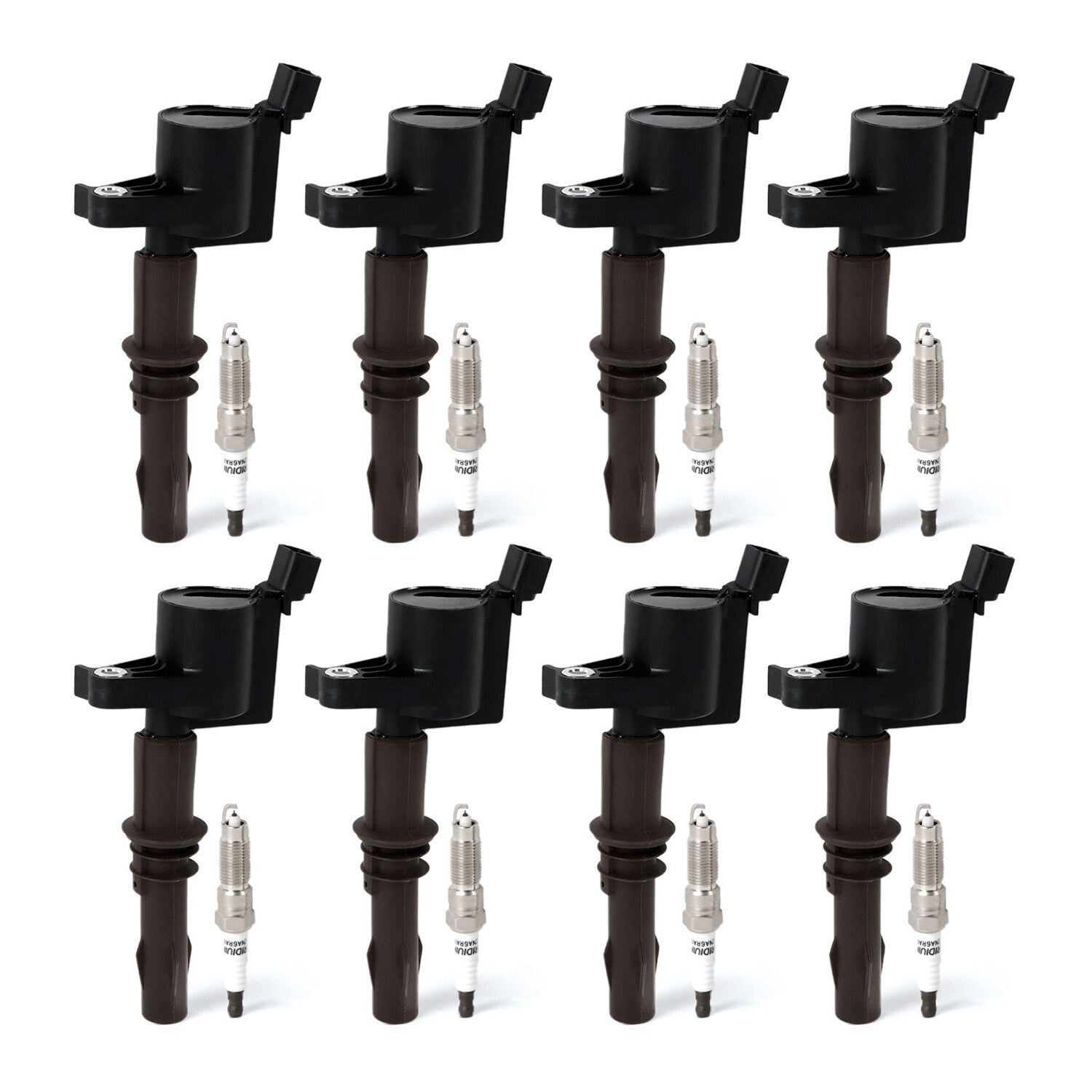 for Ford Expedition F-150 FD509 8pcs Ignition Coils +8pcs Iridium Spark Plugs