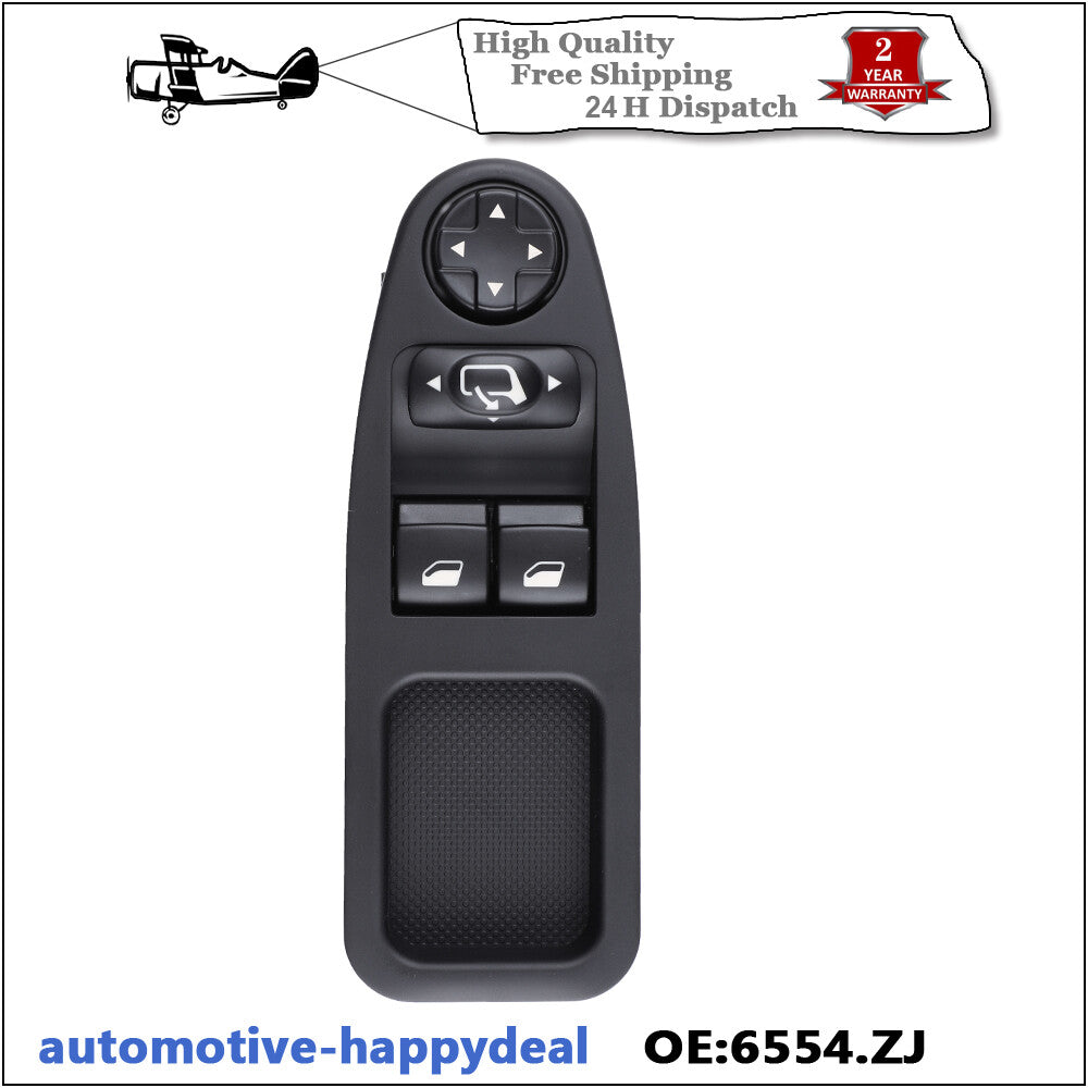 ELECTRIC WINDOW SWITCH for FIAT SCUDO for CITROEN DISPATCH for PEUGEOT EXPERT 6554ZJ