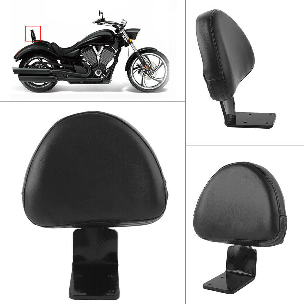 For Victory Vegas Kingpin High Ball Jackpot Black Rear Backrest Sissy Bar Cowl