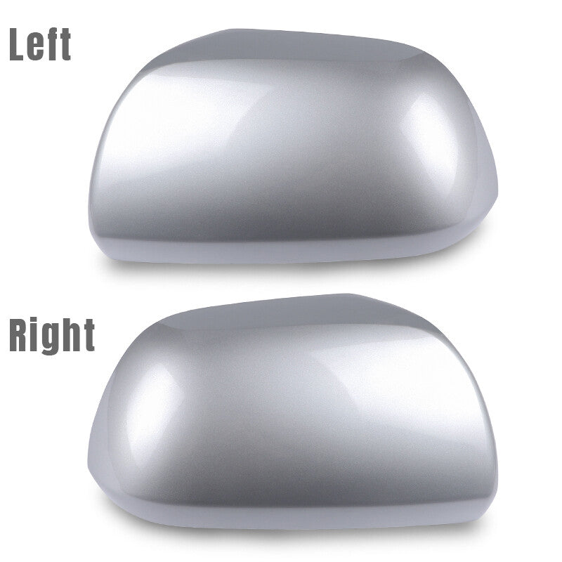 2x Left+Right Side Rearview Mirror Cover for Toyota Highlander 2008-2013 Silver