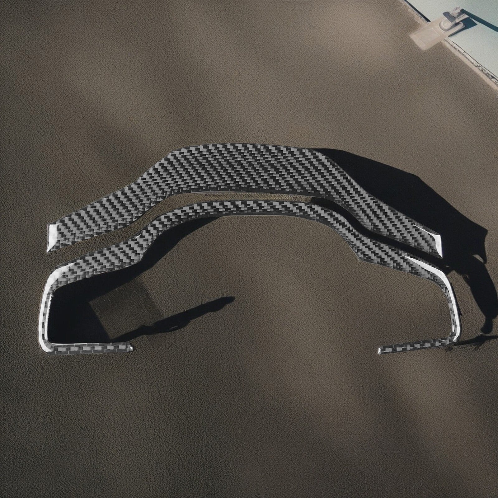 Real Carbon Fiber Steering Wheel Cover Trim for Jaguar for F-TYPE 2013-2022pX