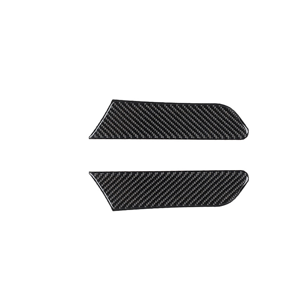 2X for Toyota Tacoma Carbon Fiber Interior Front Door Panel Cover Trim 2016-2021