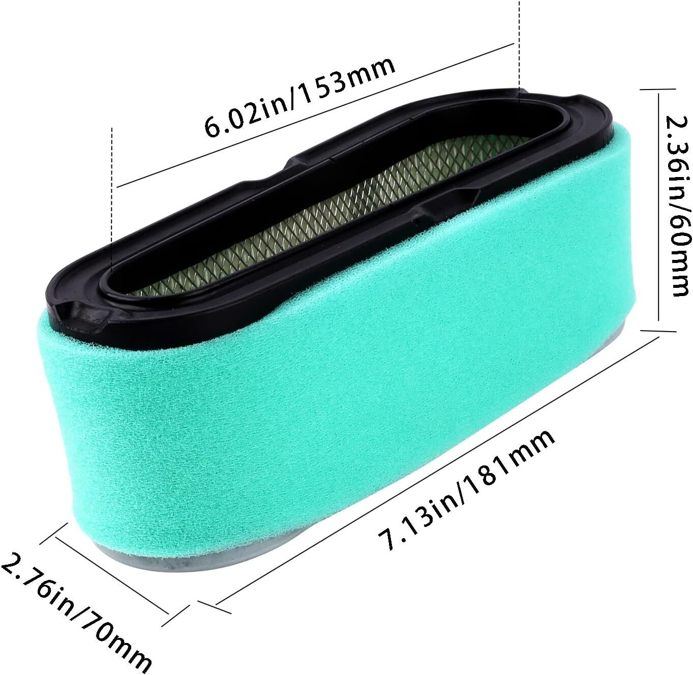 Air Filter for BriggsStratton 4166 5075H 5075K 28A702 28B702 28B707 10.5 11.5HP