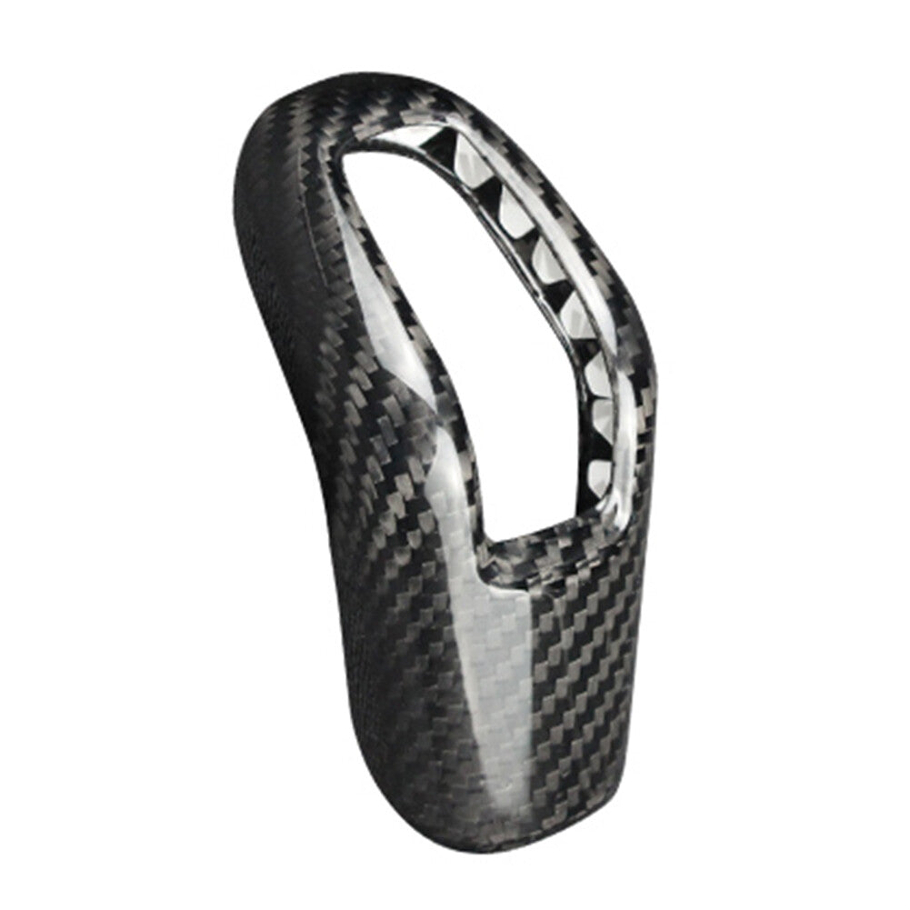 Gear Shift Knob Cover Trim Carbon Fiber for Land Rover for Range Rover Sport 2014-17