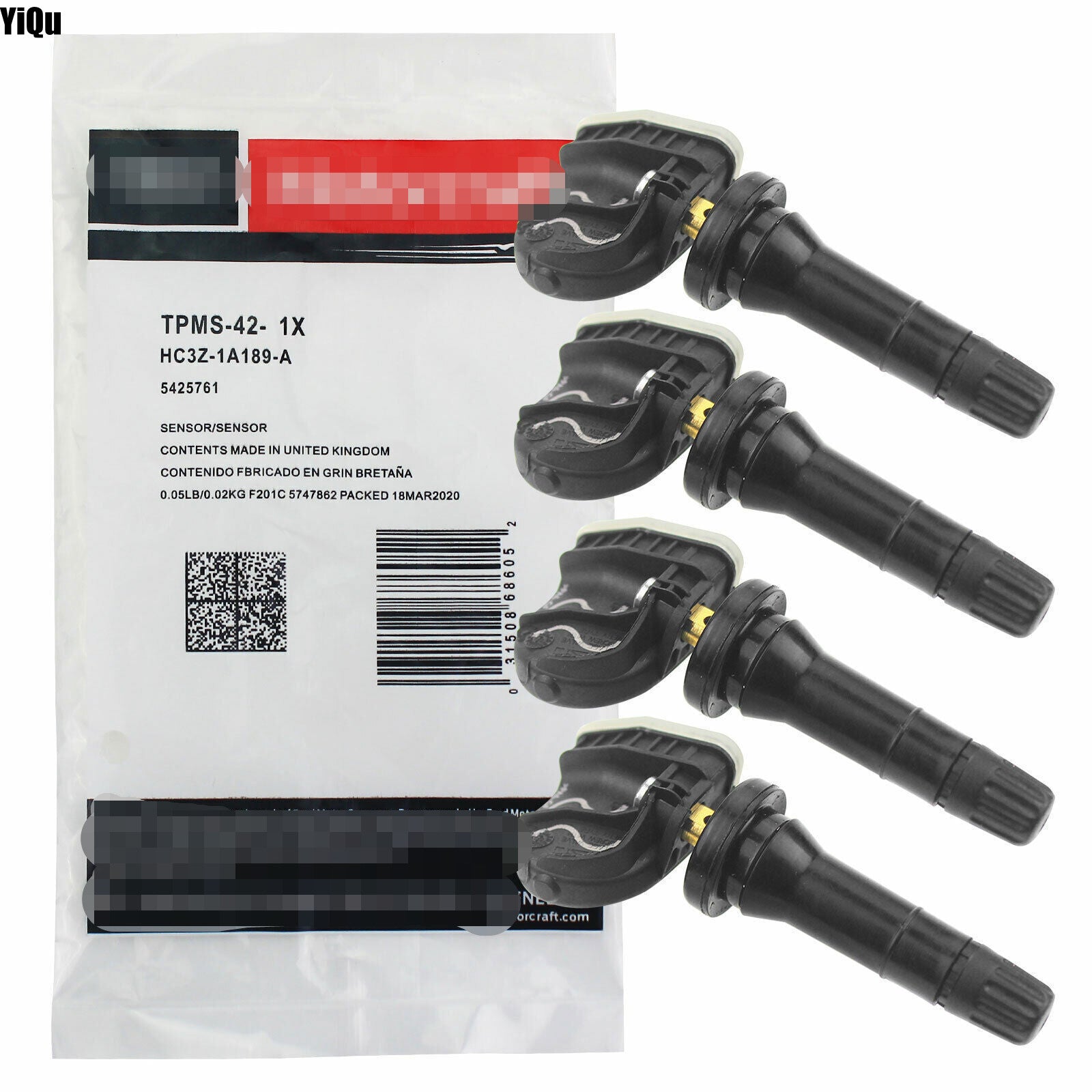 4-piece TPMS-42 HC3Z-1A189-A tire pressure monitoring sensor kit for Ford F250