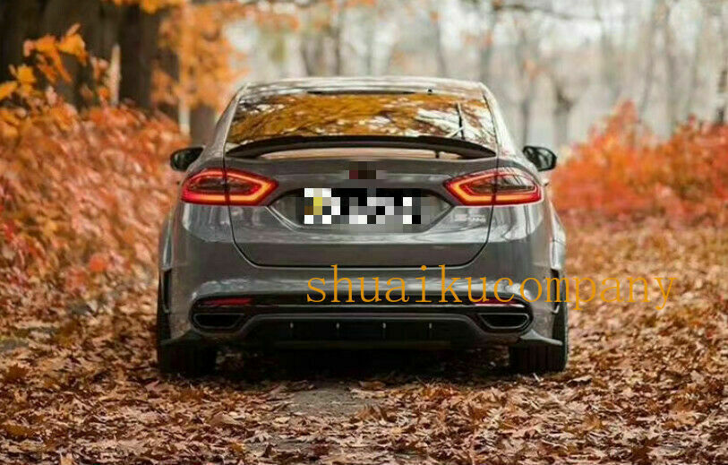 Primer Car Wide body Fender Flare Kit Wheel Arch Cover for Ford Fusion 2014-2018