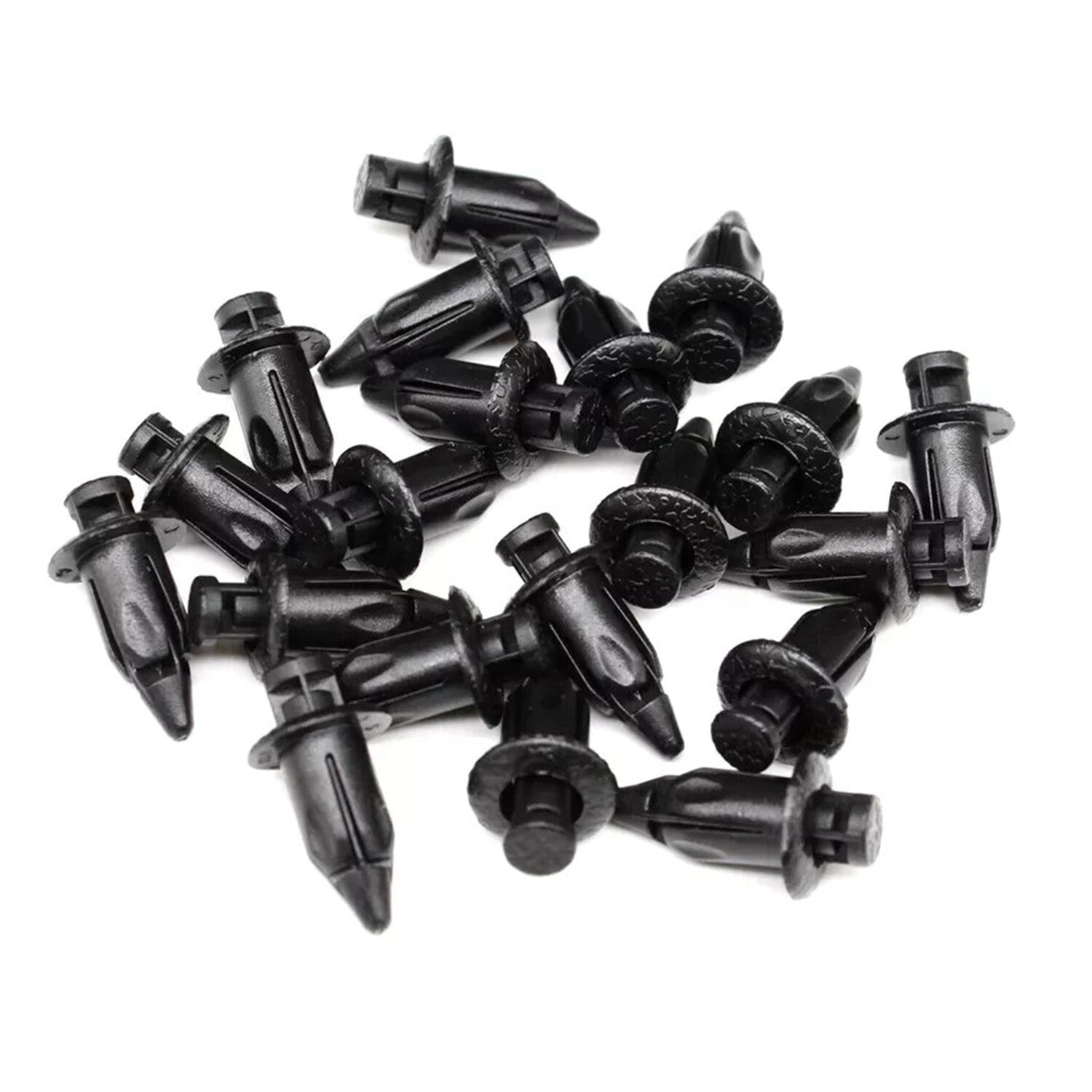 20Pcs Black Nylon Clips Liner Trim Bumper Retainers Fastener for Toyota Yaris