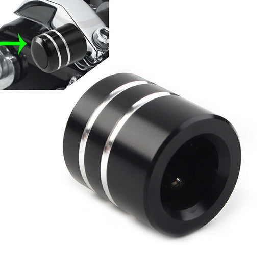 for Harley Touring Road King FLHT 1980+Black Cut Heel Shift Eliminator Shaft Cap