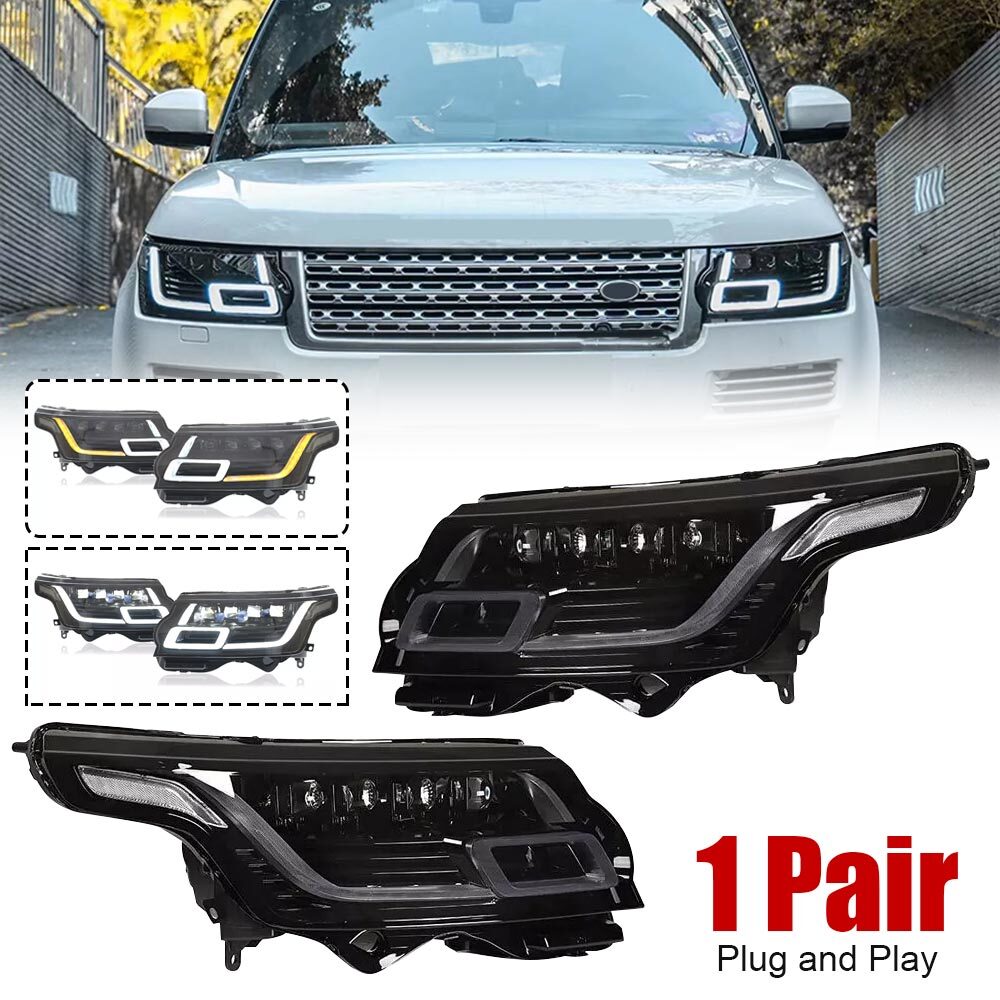 Upgrade LED Headlight Matrix Style for Land Rover for Range Rover Vogue L405 2013-17