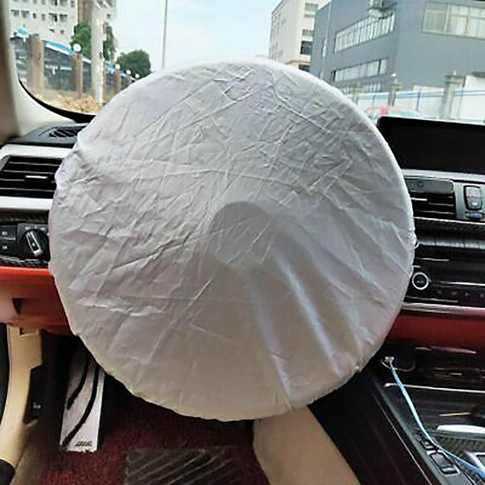Car Sun Shade-Cover Steering Wheel Sun Block Heat Shield Sunscreen