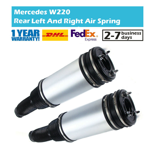 Pair Rear Air Suspension Spring Repair Bag Fit for Mercedes Benz W220 S320 S430 S500