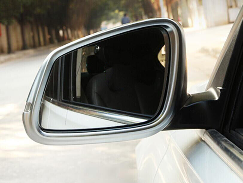 Exterior Rear View Mirror Frame Trim Chrome ABS 2PCS Fit for BMW F20 F21 F22 F23