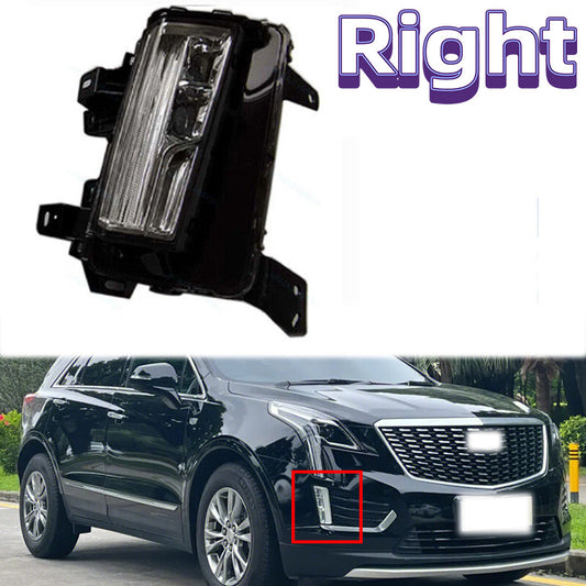 Right Front Fog Lamp Driving Light Assembly LED DRL for Cadillac XT5 2017-2020