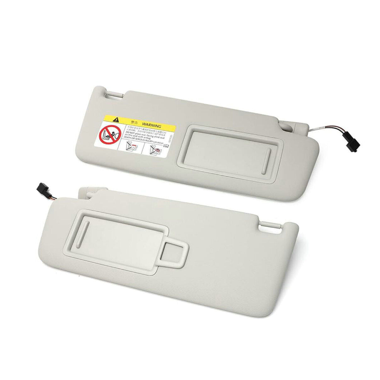 2PCS Left Right Sun Visors Fits for VW CC 2018 2019-2020 5GG857552 5GG857551