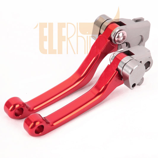 for Honda CRF150R CRF450R CRF125 F CNC Pivot Dirt Brake Clutch Lever Handle Red