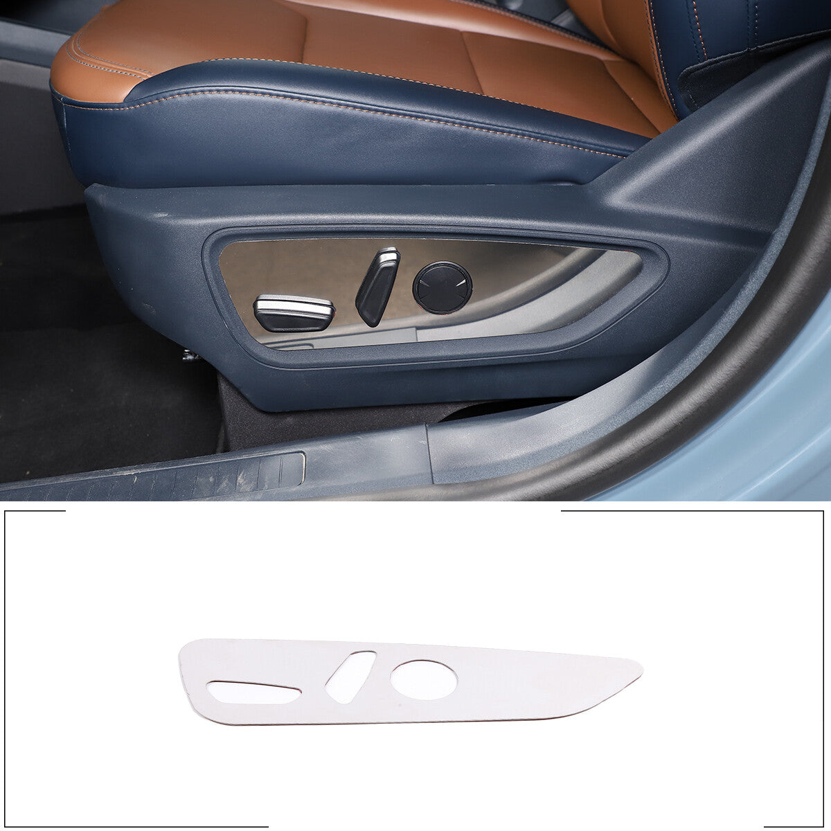 Matte Black Interior Door Opening Handle Cover Trim for Toyota Tacoma 2024-25