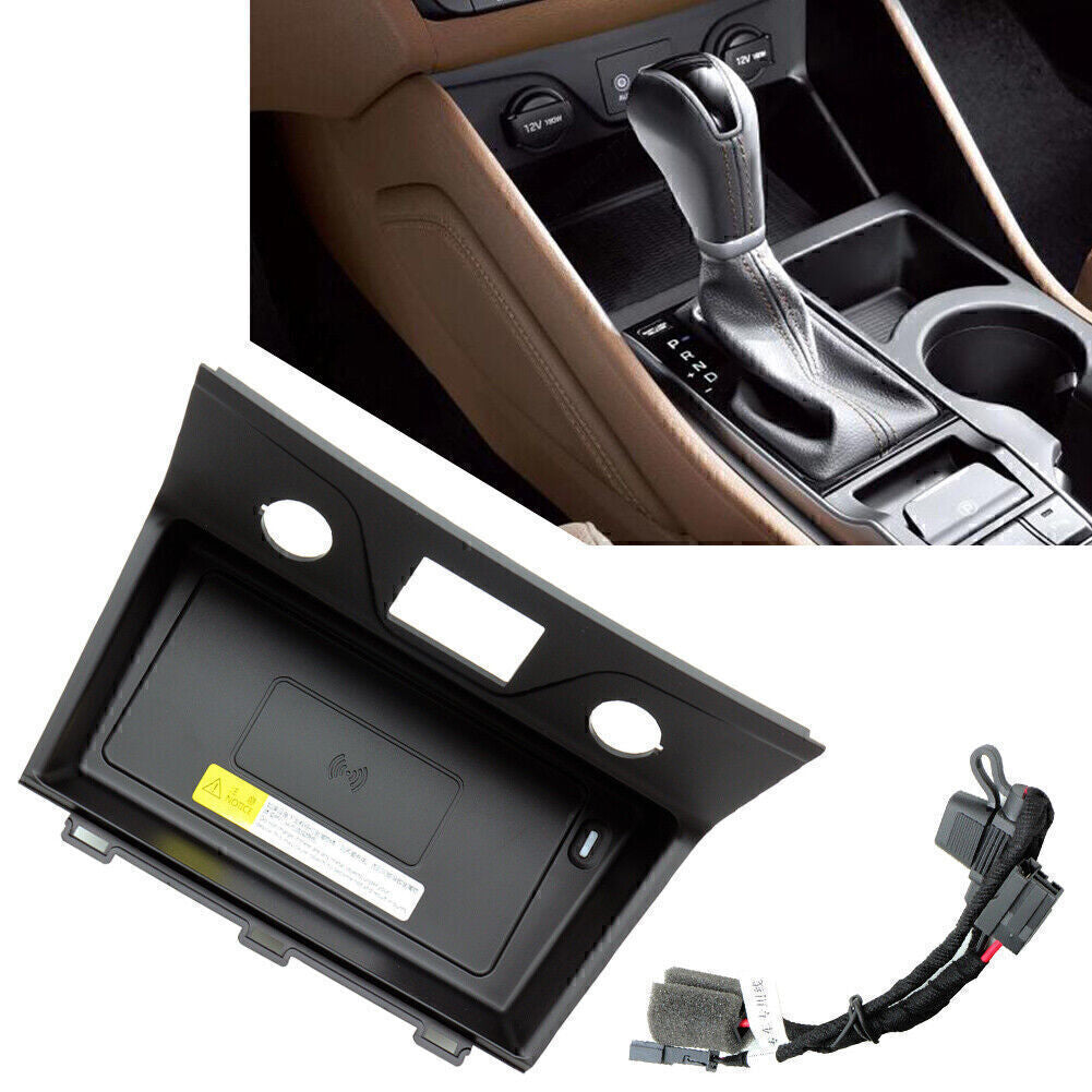 Wireless Car Charger Phone Fast Charging Pad for Hyundai for Tucson 2016-2020 19