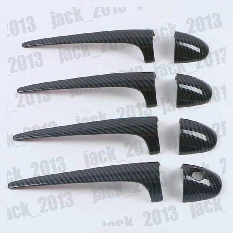 Fit for Toyota RAV4 2014-2018 Carbon Fiber Door Handle Cover ABS Car Accessories