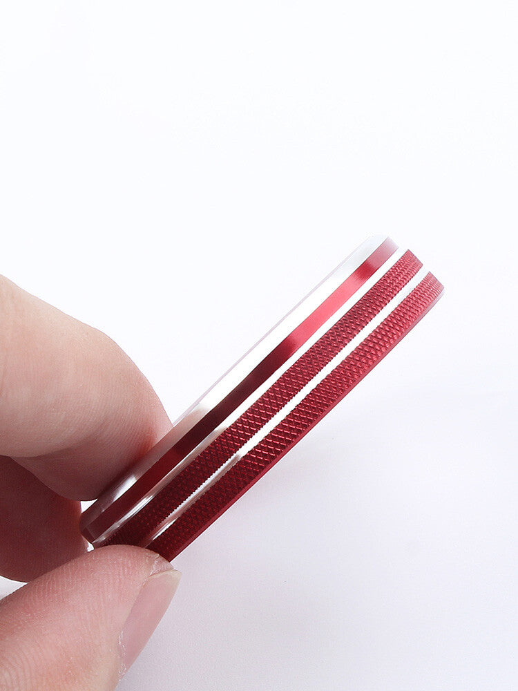 3X Red Dashboard Button Circle Trim Decorative Ring for Hyundai for Elantra 19-2020