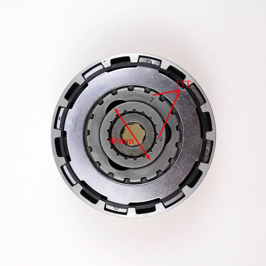 Automatic clutch assembly for Honda clone 50cc, 70cc, 110cc, and 125cc engine all-terrain vehicles in the .