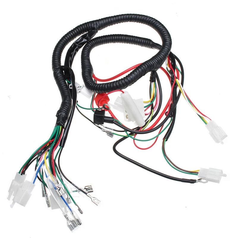 Wiring Harness Loom CDI Ignition Coil Spark Plug Switch for 125 150 250cc ATV