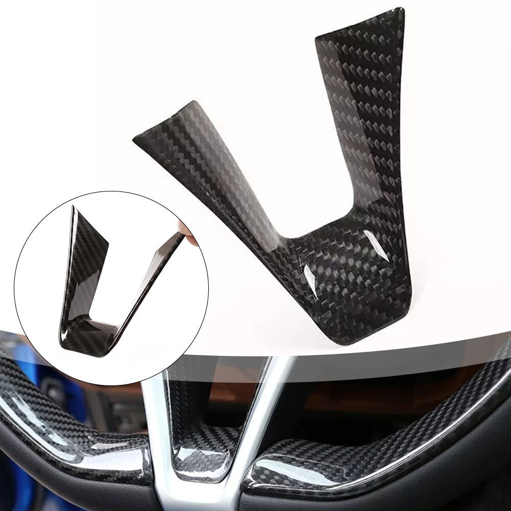 Quality Carbon Fiber Steering Wheel Accessory For Alfa For Giulia