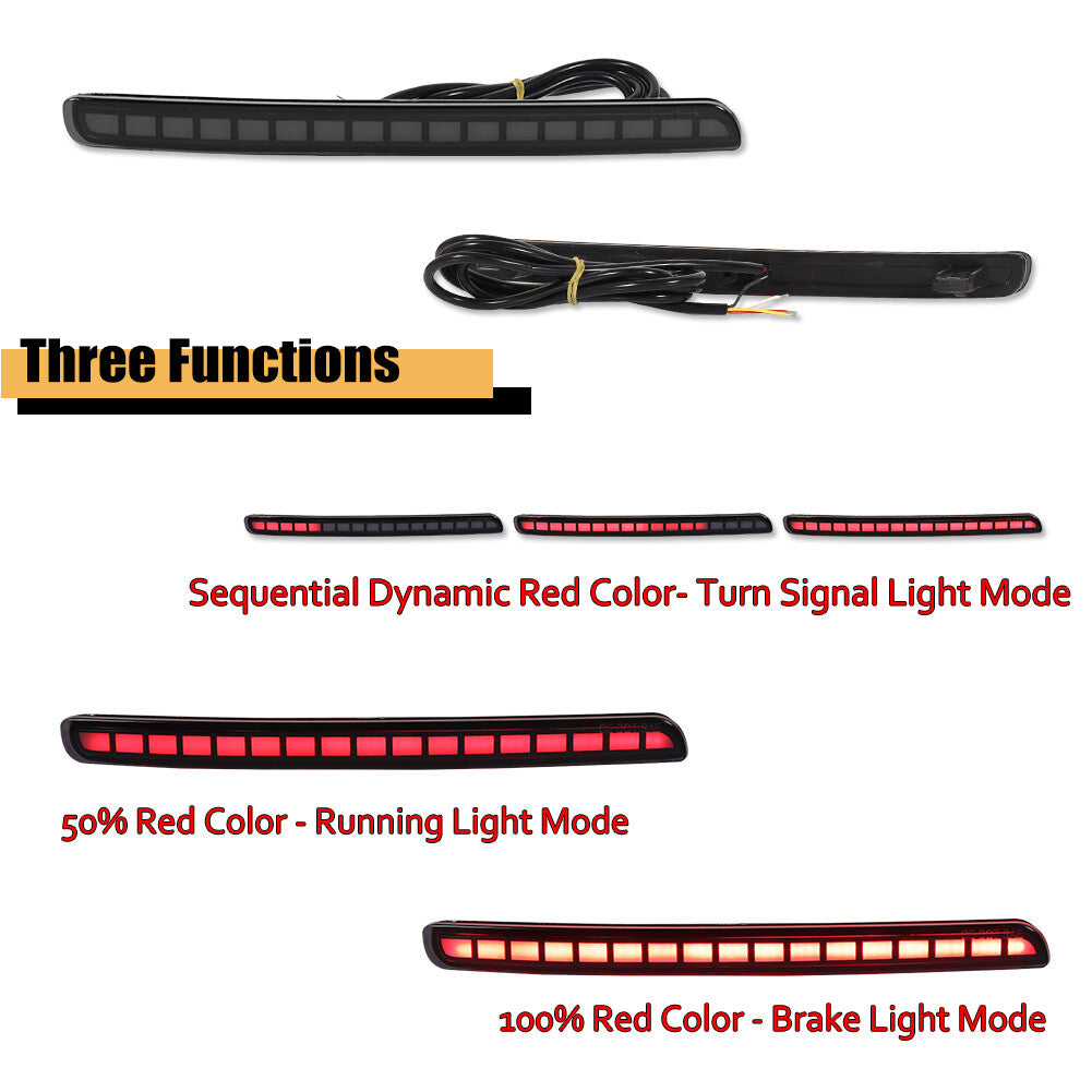 2019 - 2023 LED Rear Fog Lights/Brake Signal Lights for Toyota for Corolla Hatchback